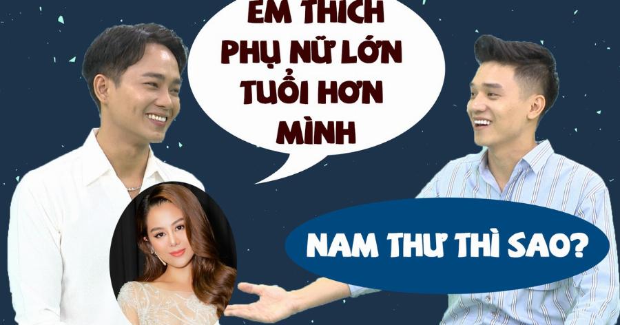 Anh Tú và Nam Thư diễn xuất