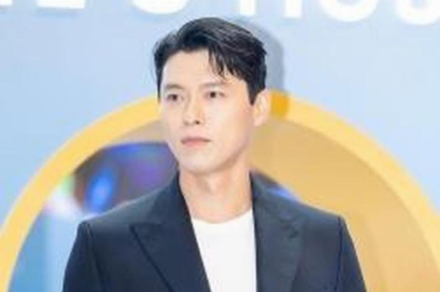 Hyun Bin, nam diễn viên Hàn Quốc, trong một sự kiện điện ảnh