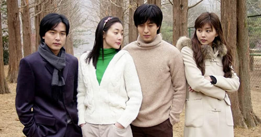 Bae Yong Joon và Choi Ji Woo trong Bản Tình Ca Mùa Đông