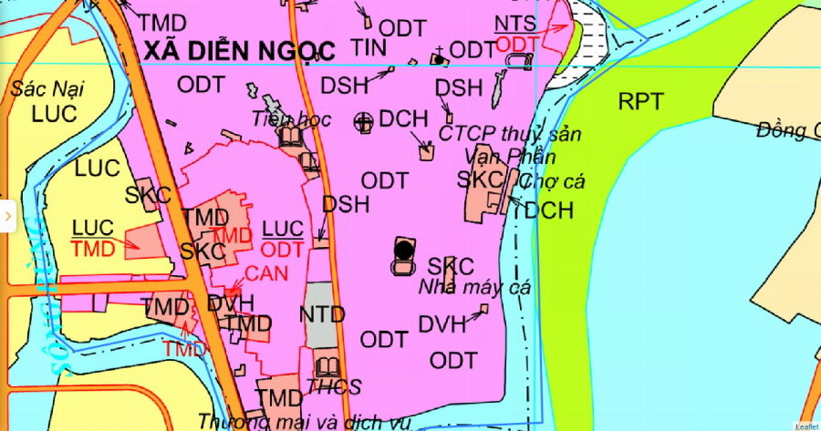 Bản đồ Công viên nước Diễn Ngọc