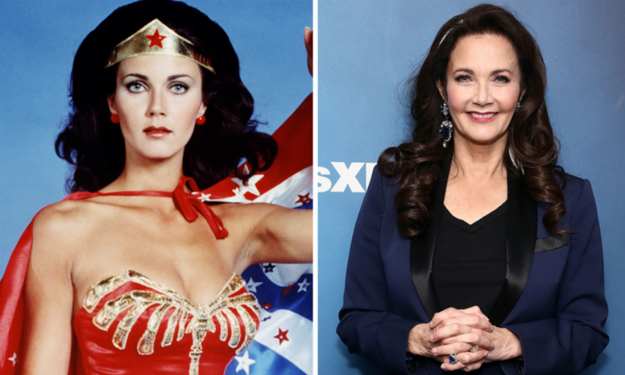 Lynda Carter trong vai Wonder Woman trong phim truyền hình